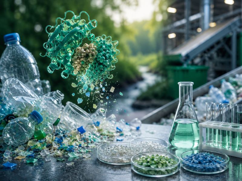 Scientists Turn Enzymes Into Powerful Weapons Against Plastic Waste